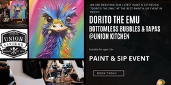 Banner image for Bottomless Bubbles & Tapas with Union Kitchen - Paint n Sip (& Graze!)