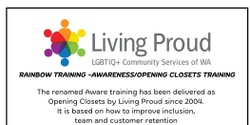 Banner image for Living Proud - Opening Closets Training Pilbara Pride Month 