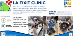 Banner image for LA Fixit Clinic in Burbank