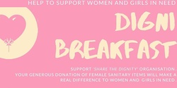 Banner image for DigniBREAKFAST-supporting homelessness