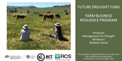 Banner image for Proactive Management For Drought Resilience Webinar Series - RCS 