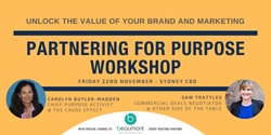 Banner image for Partnering For Purpose Workshop