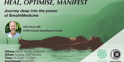 Banner image for BreathMedicine Workshop - HEAL, OPTIMISE, MANIFEST through Breathwork | Gisborne