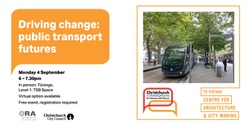 Banner image for Driving change: public transport futures