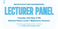 Banner image for Lecturer Panel: A Discussion with Infrastructure Engineering Staff and Industry Professionals