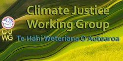 CJWG Climate Justice Working Group's banner
