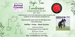 Banner image for High Tea Fundraiser Featuring the Canine Cup