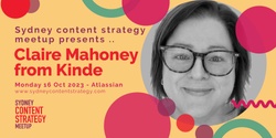 Banner image for Sydney Content Strategy Meetup - October 2023