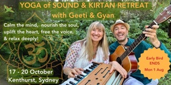 Banner image for Yoga of Sound & Kirtan Retreat with Geeti & Gyan - Kenthurst NSW