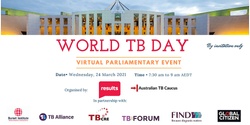 Banner image for World TB Day 2021 Parliamentary Event