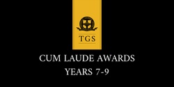 Banner image for Cum Laude Awards Years 5-9