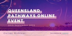 Banner image for Queensland Pathways Online Event - September