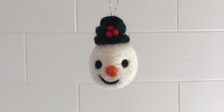 Banner image for Christmas Snowman Needle Felting Workshop