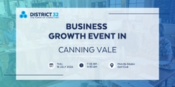 Banner image for District32 Business Networking Perth – Canning Vale - Thu 18 Jul