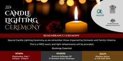 Banner image for Candle Lighting Ceremony - Kallangur