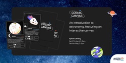 Banner image for Cosmic Canvas - An introduction to astronomy featuring an interactive canvas