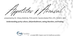 Banner image for Appetites and Arousal: Understanding purity culture, (dis)embodiment, eating disorders, and healing