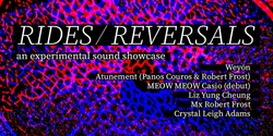 Banner image for RIDES / REVERSALS | Live at the Bandstand 
