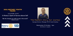 Banner image for Rotary Youth Talk:  "The Redfern Story, our Journey"  Georgia Stirton, Manager  PCYC South Sydney