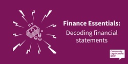 Banner image for Finance Essentials: Decoding financial statements