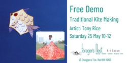 Banner image for Traditional Kite Making Demo by Tony Rice