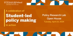 Banner image for Policy Research Lab Open House