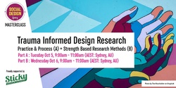 Banner image for Trauma Informed Design Research : Practice, Process & Methods