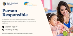 Banner image for ECC- New Zealand Childcare Finance Policyhub: Person Responsible