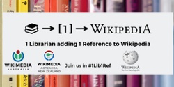 Banner image for 1Lib1Ref - Drop in and Wiki