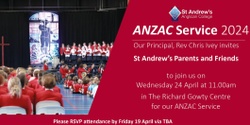 Banner image for ANZAC Service 2024