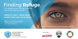 Banner image for Finding Refuge: The refugee crisis, the role of the UN and what more we can do.