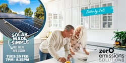 Banner image for Solar Made Simple for Warringah