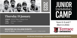 Banner image for 2023 Junior Swimming Camp