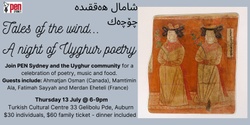 Banner image for Tales of the wind - Uyghur poetry night 