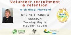 Banner image for Volunteer Recruitment and Retention - online training session