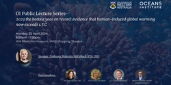 Banner image for OI Public Lecture Series- The hottest year on record: evidence that human-induced global warming now exceeds 1.5 C 