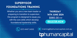 Banner image for Supervisor Foundations Training