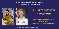 Banner image for International Women's Day 2021 Breakfast: Women in leadership with Jennifer Wittwer CSM, FAHRI