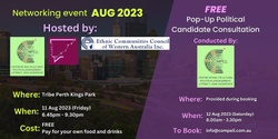 Banner image for Perth, WA - Allies in Colour Multicultural Networking Event 2023