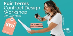 Banner image for Contract Design Workshop - Fair Terms Special (Sydney)