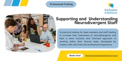 Banner image for Supporting and Understanding Neurodivergent Staff