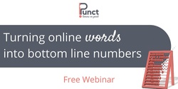 Banner image for Turning Online Words Into Bottom Line Numbers