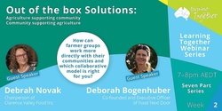 Banner image for Out of the box Solutions:  Community supporting agriculture – agriculture building community
