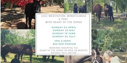 Meditation, Mindfulness & Chai with Heart of the Horse 19th June 2022