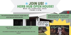 Banner image for Appalachian Harvest Herb Hub Open House