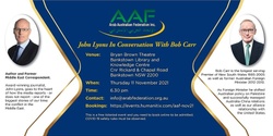 Banner image for "John Lyons In Conversation with Bob Carr"