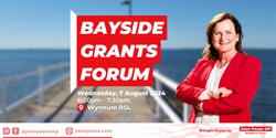 Banner image for Bayside Grants Forum