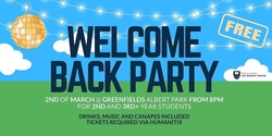 Banner image for Second and Third+ Year Welcome Back Party