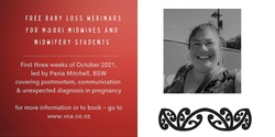Banner image for Baby Loss Webinars for Māori Midwives and Students