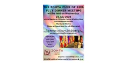Banner image for ZONTA JULY DINNER MEETING